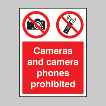 Cameras and Camera Phones Prohibited - Cameras and Camera Phones Prohibited -