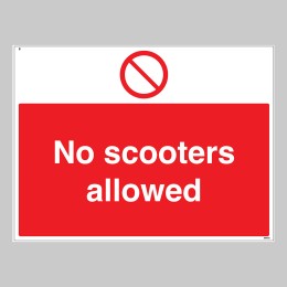 No Scooters Allowed - No Scooters Allowed -