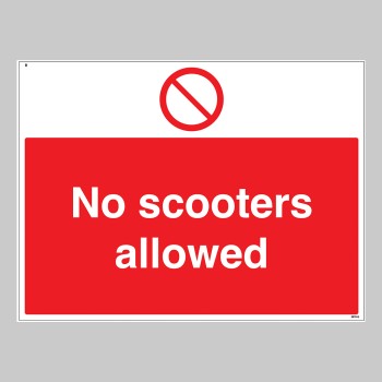 No Scooters Allowed - 