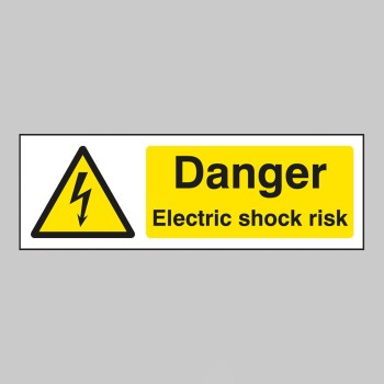 Danger - Electric Shock Risk - 