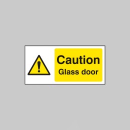 Caution - Glass Door - 