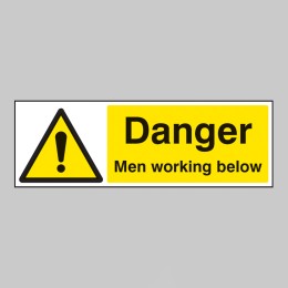 Danger - Men Working Below - 