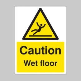 Caution - Wet Floor - 