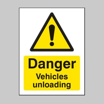 Danger - Vehicles Unloading - 