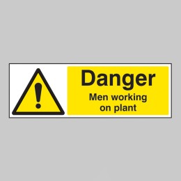 Danger - Men Working On Plant - 