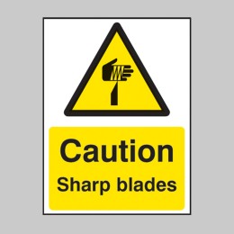 Caution - Sharp Blades - 