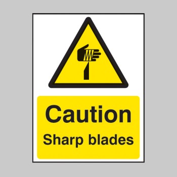 Caution - Sharp Blades - 