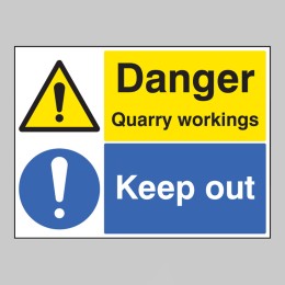 Danger - Quarry Workings - Keep Out - 