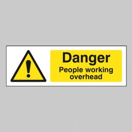 Danger - People Working Overhead - 