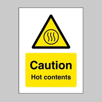 Caution - Hot Contents - 