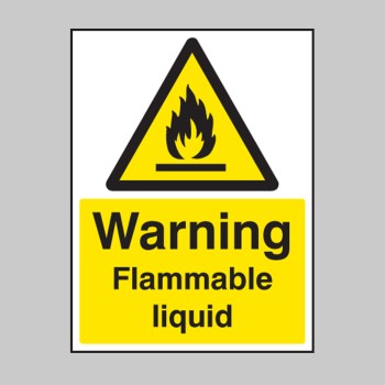 Warning - Flammable Liquid - 