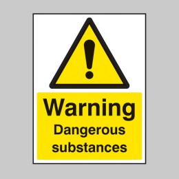 Warning - Dangerous Substances - 