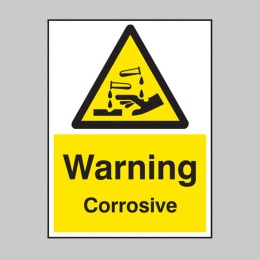 Warning - Corrosive - 