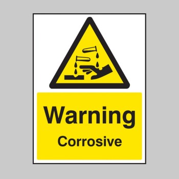 Warning - Corrosive - Warning - Corrosive -