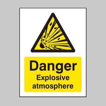 Danger - Explosive Atmosphere BS5499 - 