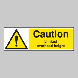 Caution - Limited Overhead Height - 
