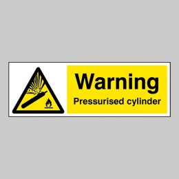 Warning - Pressurised Cylinder - 