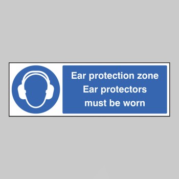 Ear Protection Zone Ear Protectors Must be Worn - 