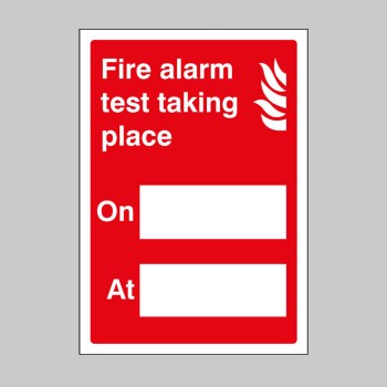 Fire Alarm Test - Adapt-a-Sign - 
