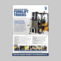 Forklift Inspection Checklist - Poster (A2) - 