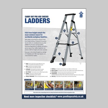 Ladder Inspection Checklist - Poster (A2) - 