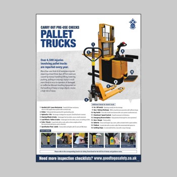 Pallet Truck Inspection Checklist - Poster (A2) - Pallet Truck Inspection Checklist - Poster (A2) -