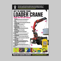 Loader Crane Inspection Checklist - Poster - 