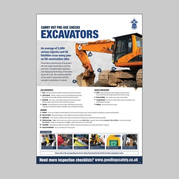 Excavator Inspection - Poster - 