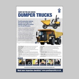 Dumper Truck Inspection Checklist - Poster (A2) - 