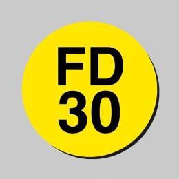 FD30 - Fire Door ID Tags (Pack of 50) - 