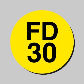 FD30 - Fire Door ID Tags (Pack of 50) - 