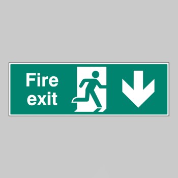 Double Sided Large Fire Exit - Down - 