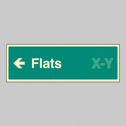 Flats X-Y - Arrow Left (Specify when ordering) - 