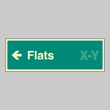 Flats X-Y - Arrow Left (Specify when ordering) - Flats X-Y - Arrow Left (Specify when ordering) -