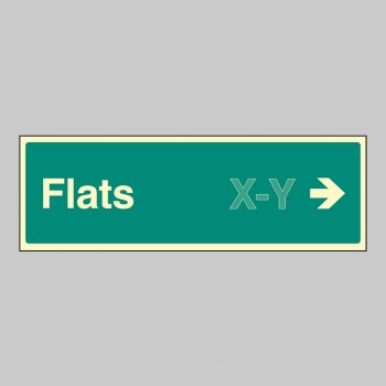 Flats X-Y - Arrow Right (Specify when ordering) - 