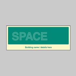 Custom Floor Level ID Board (Space for one) - 