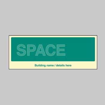 Custom Floor Level ID Board (Space for one) - Custom Floor Level ID Board (Space for one) -