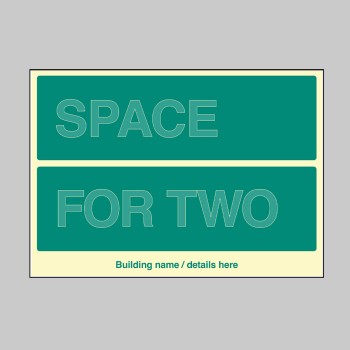 Custom Floor Level ID Board (Space for two) - Custom Floor Level ID Board (Space for two) -