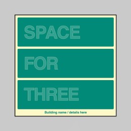 Custom Floor Level ID Board (Space for three) - 