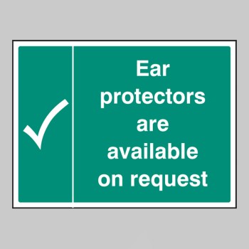 Ear Protectors Are Available On Request - 