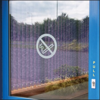 No Smoking Symbol - Frosted Vinyl - 