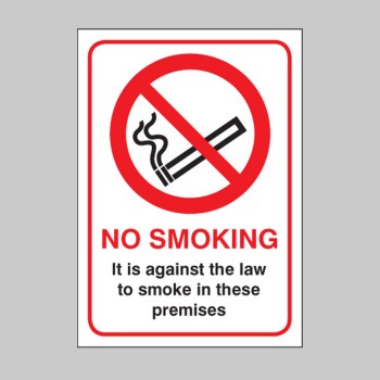 No Smoking it Is Against the Law - (England and Northern Ireland) - 