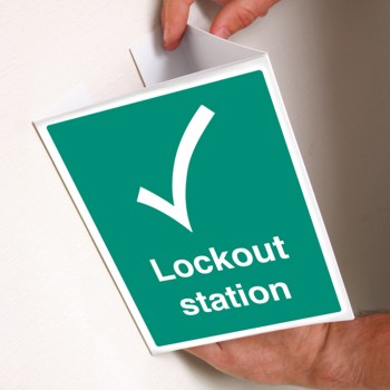 Lockout Station - Projecting Signs - 