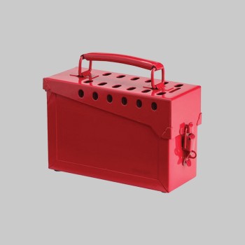 Portable Group Lockout Box- ReD - 