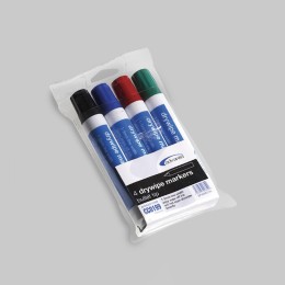 Dry Wipe Markers (Pack of 4 Colours) - 