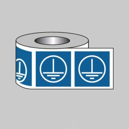 Earth Labels - Blue - 