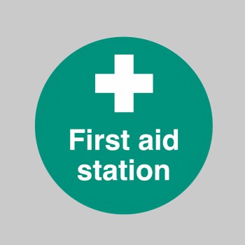 First Aid Station - Floor Graphic - 
