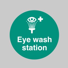 Eye Wash Station - Floor Graphic - 