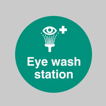 Eye Wash Station - Floor Graphic - 