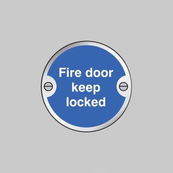 Fire Door Keep Locked Disc - 